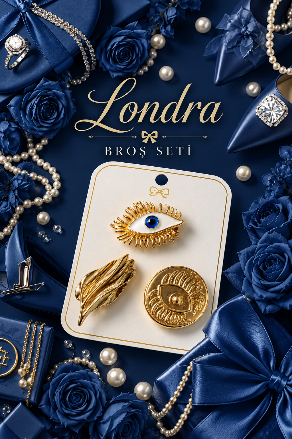 LONDRA BROŞ SETİ