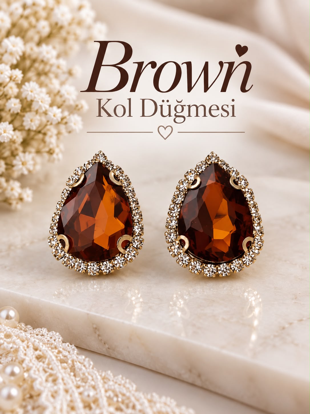 BROWN KOL DÜĞMESİ