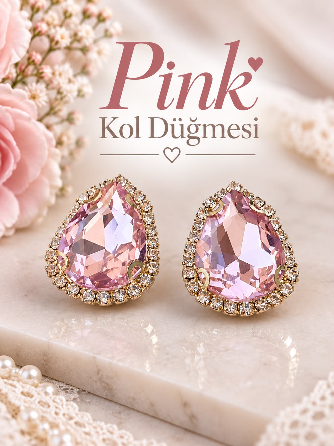 PINK KOL DÜĞMESİ